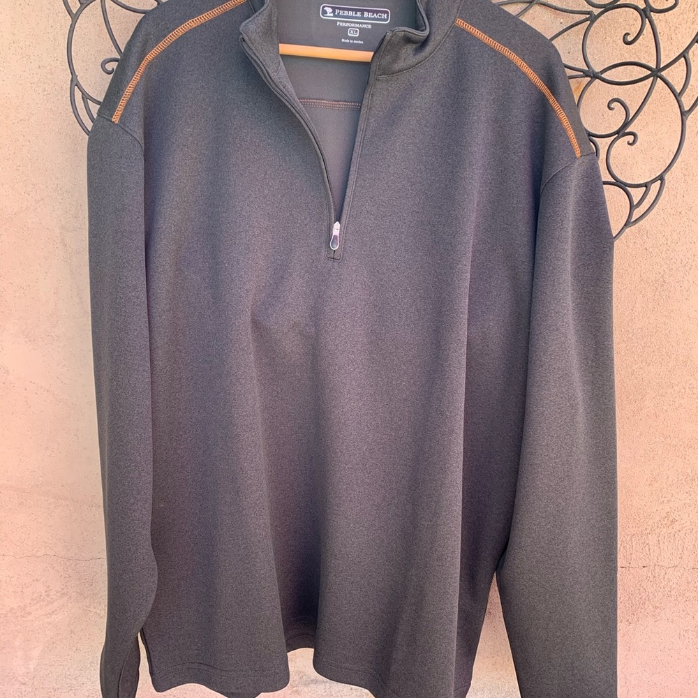 PEBBLE BEACH long sleeve golf sweatshirt pullover